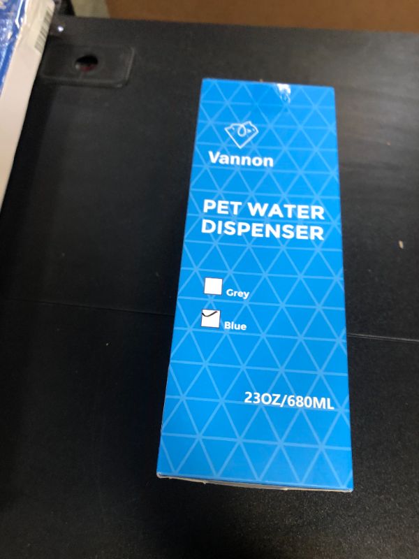 Photo 1 of Vannon Top Fill Small Animal Water Dispenser for Cage, 23oz Auto Feeding Crate Water Bottle for Rabbit, Chinchilla, Ferret, Guinea Pig, Squirrel, Hedgehog, Pet Nozzle Diameter: 10mm, BPA Free, Blue