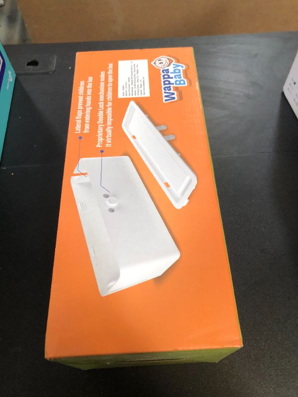 Photo 1 of Power Strip Cover Box - Effectively Baby Proofs Power Strip with Patented Dual Lock. Convenient Side Openings for Cords & Cables. Protects Small Hands & Fingers