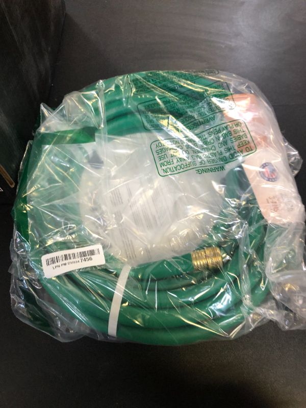 Photo 1 of Flexon 5/8-Inch by 25-Foot Reinforced Garden Hose FR5825, 25ft, Green