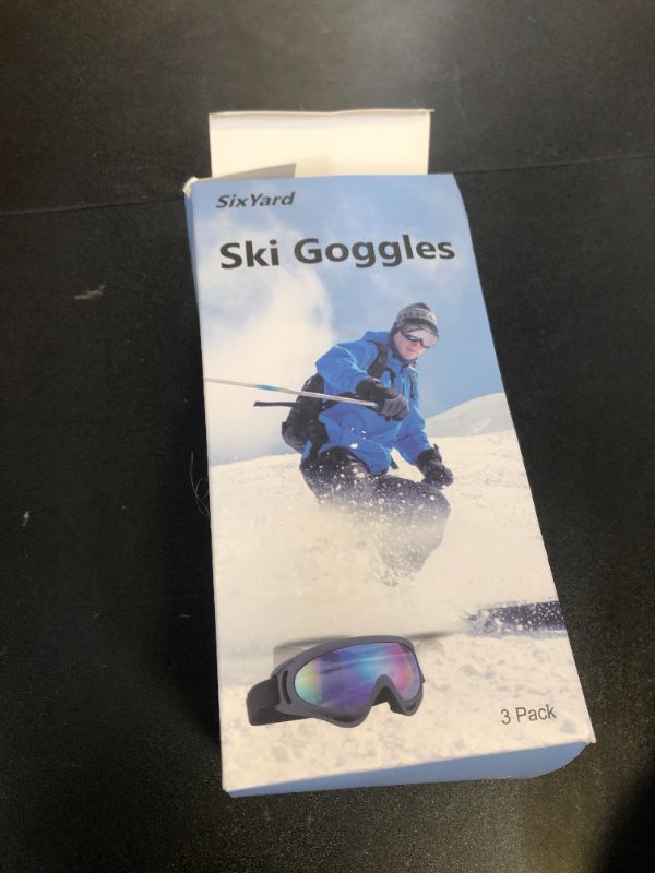 Photo 1 of SixYard Ski Goggles, Motorcycle Goggles, 3 Pack Snowboard Snow Goggles for Men Women Adult Youth (Style 2)