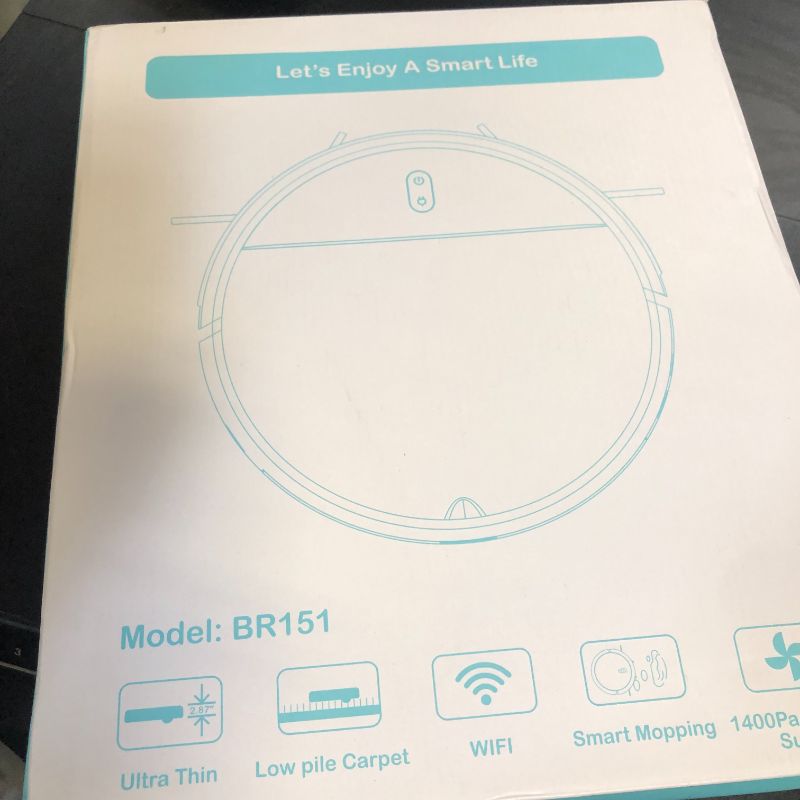 Photo 1 of ZCWA Robot Vacuum and Mop Combo,2.4GHz WiFi Link Vacuum Robot,4 Cleaning Mode Robotic Vacuums Cleaner,APP/Remote Aspiradora Robot,Self-Charging Robot Vacuum for Pet Hair,Stains,Carpets,Corner