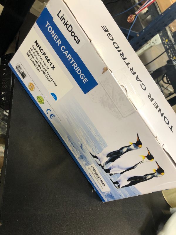 Photo 1 of LinkDocs 656X Cyan Compatible Toner Cartridge (with New Chip) Replacement for HP 656X C CF461X Used with HP Color Enterprise M652dn M652n M653dh M653dn M653x Printer