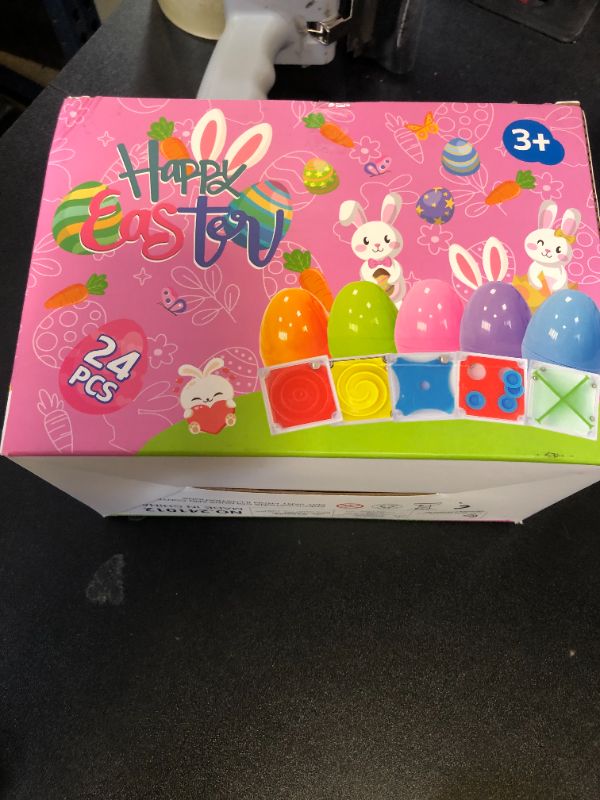 Photo 1 of 24PCS Easter Egg Gifts for Kids - Maze Puzzle Novelty Toys for Exchange, Party Favor Egg Hunt Game