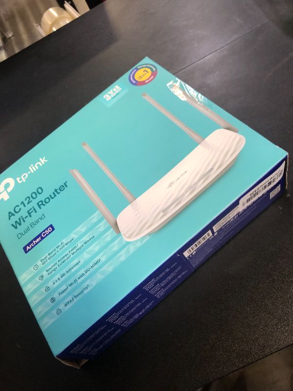 Photo 1 of TP-Link Archer C50 Wireless Dual Band Router (White)