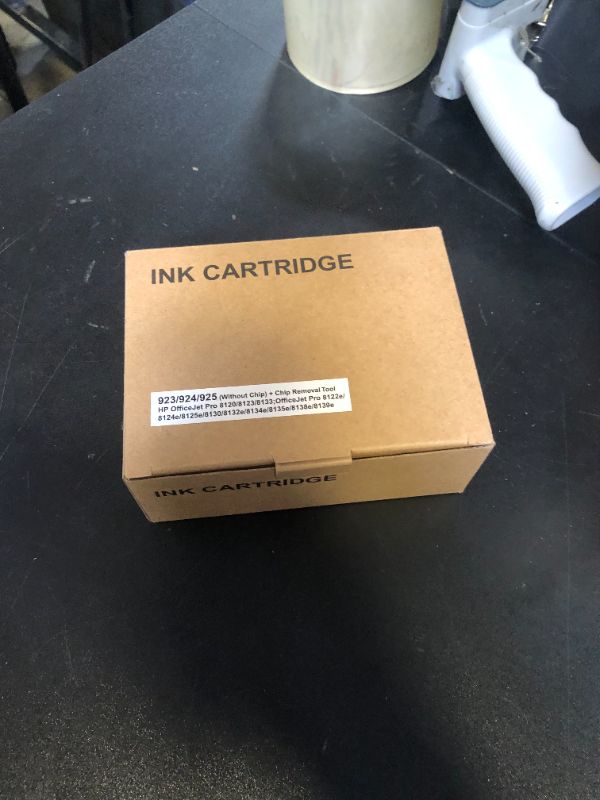 Photo 1 of 923 Ink Cartridge Combo Pack (Without Chip) for HP 923 Ink Cartridges OfficeJet Pro 8130e 8135e 8138e 8139e and OfficeJet 8120 8122e 8123 Printers (Black C M Y) 4 Pack