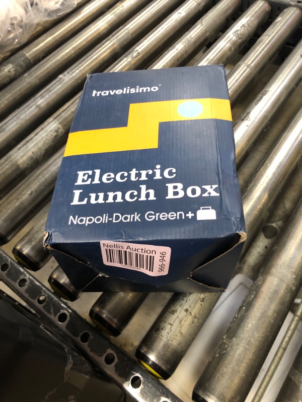 Photo 1 of TRAVELISIMO Electric Lunch Box For Adults, 80W Heated Lunch Box 1.8L Stainless Steel Heatable Lunchbox For Men, 12/24/110V Portable Food Warmer For Car Truck Work, Loncheras Para Hombres De Trabajo