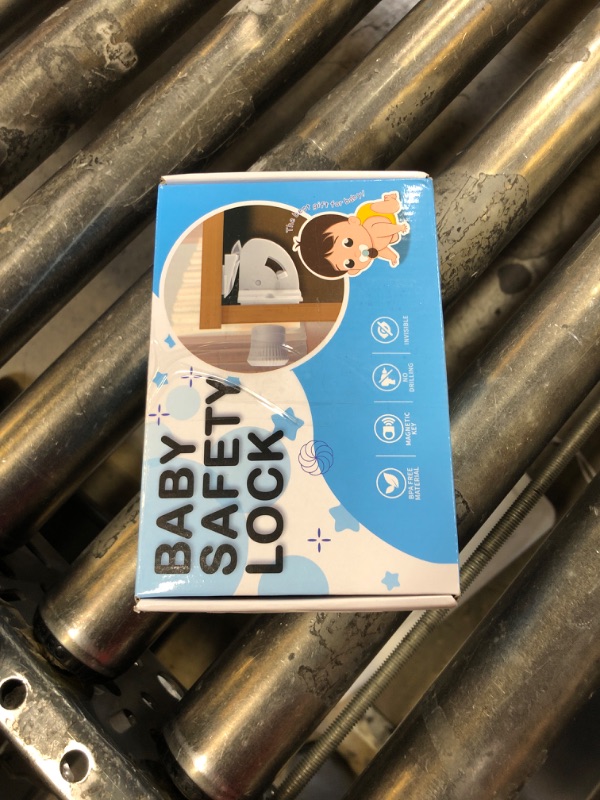 Photo 1 of 10 Pack Magnetic Cabinet Locks for Child Safety, Drawer Locks Baby Proofing, Magnetic Door Safety Locks for Cabinets and Drawers, Easy Installation No Tools Required (10 Pack and 2 Keys)