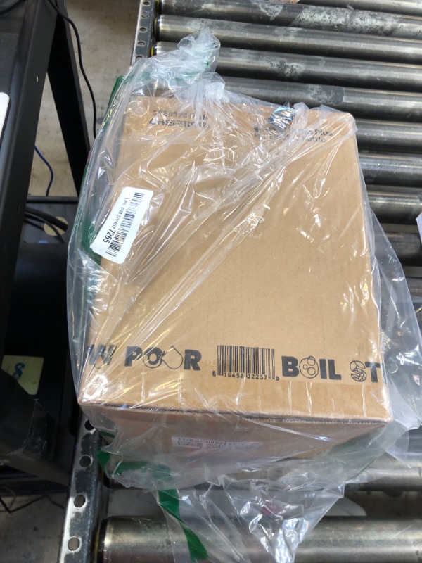 Photo 1 of Chefman Electric Kettle with Temperature Control, 5 Presets LED Indicator Lights, Removable Tea Infuser, Glass Tea Kettle & Hot Water Boiler, 360° Swivel Base, BPA Free, Stainless Steel, 1.8 Liters