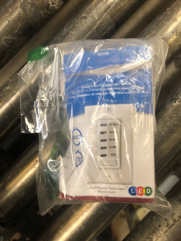 Photo 1 of Intermatic 10/20/30/60 Minute Electronic Countdown Timer - White