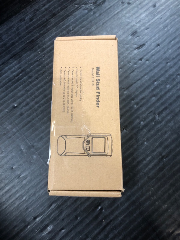 Photo 1 of Stud Finder Wall Scanner - 5 in 1 Stud Finder Tool w/Microprocessor Chip and HD LCD Display, Stud Detector Beam Finders for the Center and Edge of Wood AC Wire Metal Studs Joist Pipe (Caviar)