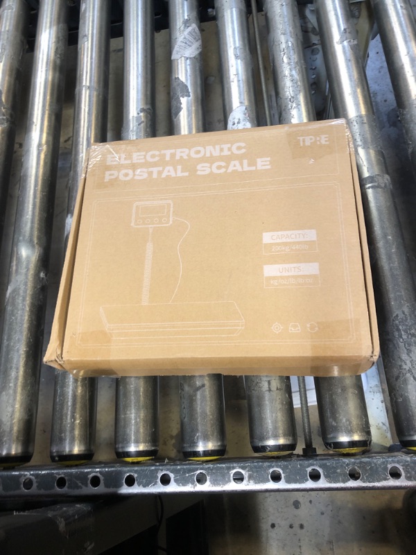 Photo 1 of TIPRE Digital Shipping Postal Scale 0.5 oz High Accuracy?440lb Commercial Weight Scale for Package, Small Business, Mail, Warehouse, Home, Battery & Charging Cable Included