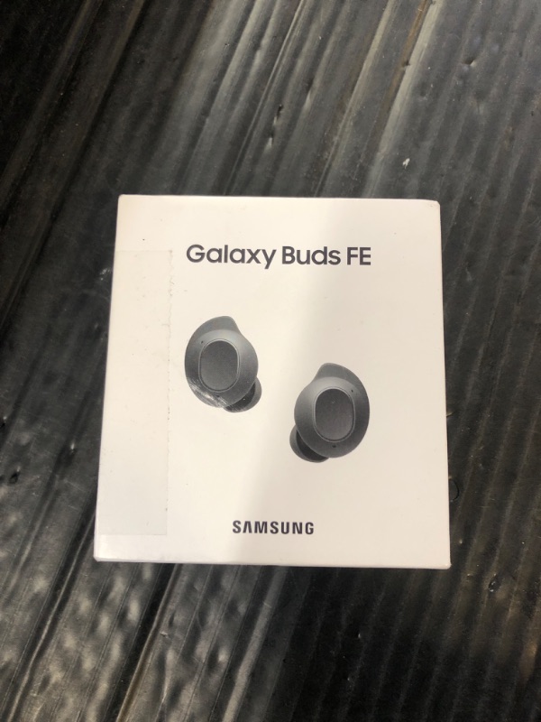 Photo 2 of Samsung Galaxy Buds FE True Wireless Bluetooth Earbuds, Comfort and Secure in Ear Fit, Auto Switch Audio, Touch Control, Built-in Voice Assistant, Graphite [US Version, 1Yr Manufacturer Warranty]