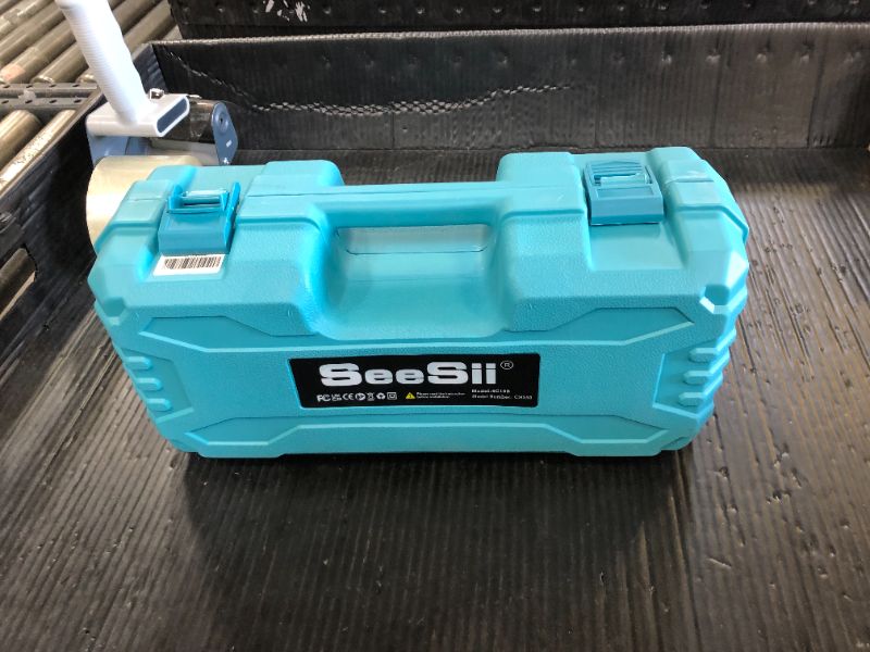 Photo 1 of Seesii Mini Chainsaw Cordless 6-inch, Handheld Electric Power Chain Saw with 2 Batteries, for Tree Trimming Wood Cutting, Best Gifts for Dad, Husband