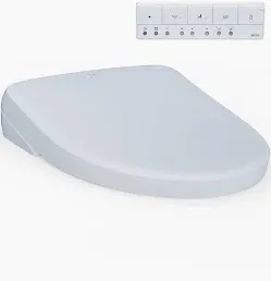 Photo 1 of TOTO WASHLET+ Nexus One-Piece Elongated 1.28 GPF Toilet with S7A Contemporary Bidet Seat, Cotton White