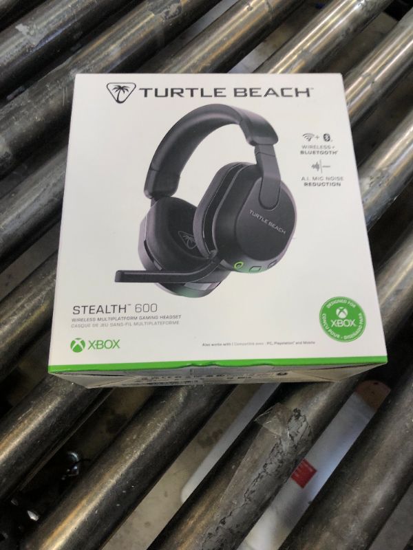 Photo 1 of Turtle Beach Stealth 600 Wireless Multiplatform Amplified Gaming Headset for Xbox Series X|S, Xbox One, PC, PS5, PS4, & Mobile – Bluetooth, 80-Hr Battery, Noise-Cancelling Mic – Black
