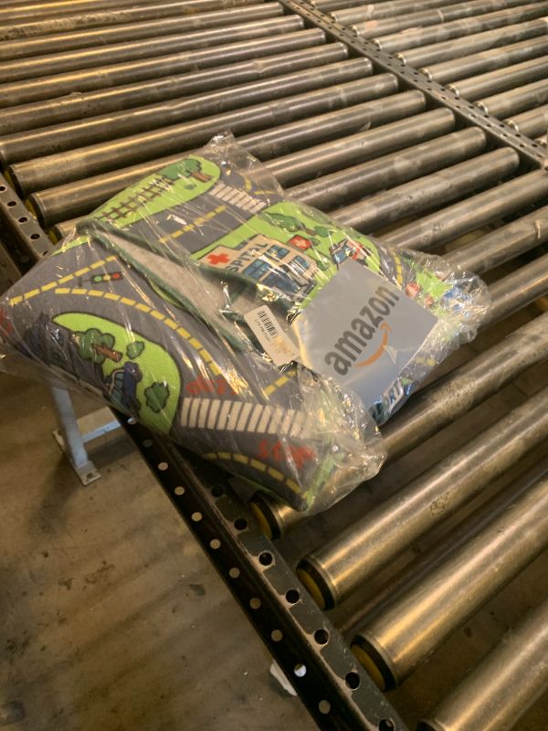 Photo 1 of Upgrade Ultra Non Slip Kids Car Rug, Kids Road Playmat Rug for Toy Cars, Educational Town City Map Washable Carpet for Boy Playroom Bedroom, Safer Car Track Play Mat for Children Baby Toddler, 60"x36"