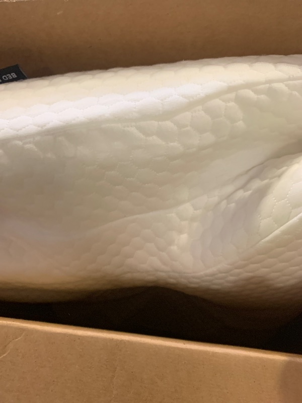 Photo 1 of Emircey Clinical-Level Relief Cervical Neck Pillow for Sleeping, Orthopedic Contour Memory Foam Pillow for Side Sleepers, Cooling Reading Pillow for Neck Relief, Ergonomic for Back Stomach Sleepers(UNKNOWN SIZE)