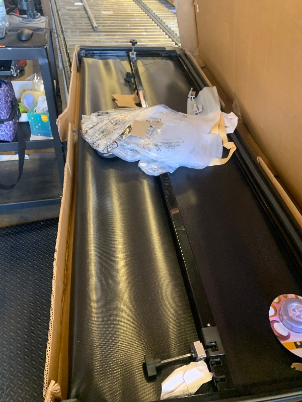 Photo 1 of OEDRO Soft Tri-fold Truck Bed Tonneau Cover Compatible with 2022 2023 2024 2025 2026 Toyota Tundra(Excl.Trail) 5.5 ft Bed with Deck Rail System