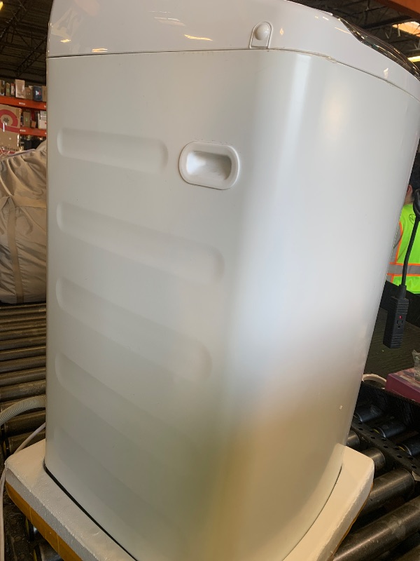 Photo 1 of BLACK+DECKER 0.9 Cu. Ft. Portable Washer, 6.6 lb. Capacity Washing Machine for Homes & Apartments, 5 Wash Cycles, Quick Connect Sink Adapter and Drain Hose Included, Transparent Lid, BPWM09W, White