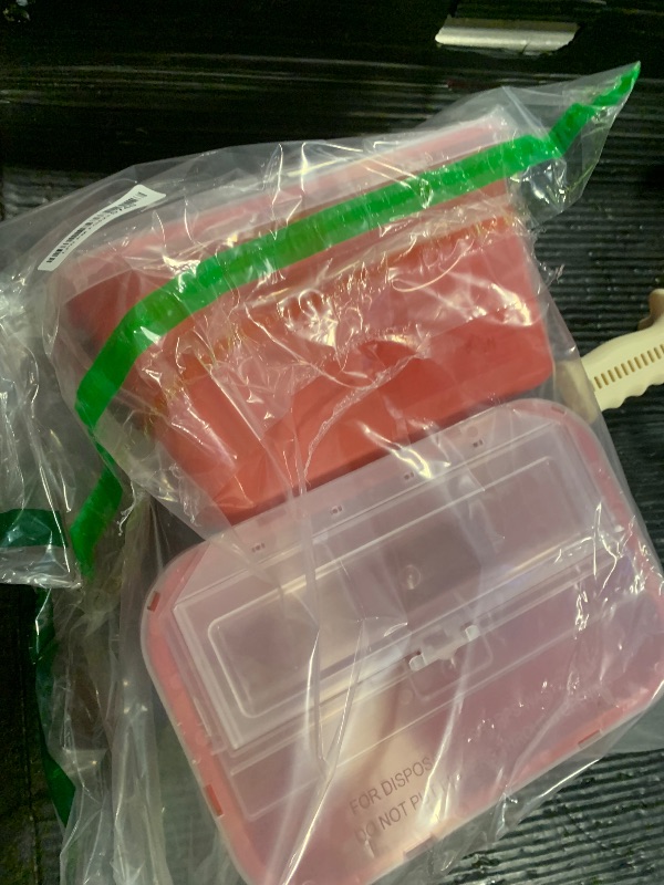 Photo 1 of Oakridge Products Large Sharps Container for Home Use and Professional 1 Gallon (2-Pack), Biohazard Needle and Syringe Disposal, Pop Up Lid, CDC Certified