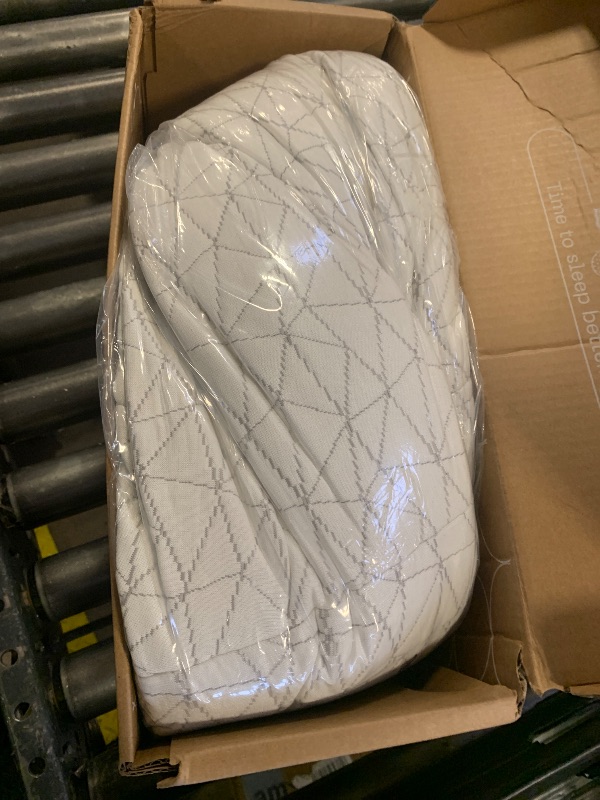 Photo 1 of Coop Home Goods Cool+ Crescent Adjustable Pillow, King Size Plus Shaped Memory Foam Pillows with Cooling Gel, Neck Support, Back or Side Sleeper Pillow, CertiPUR US/GREENGUARD Gold