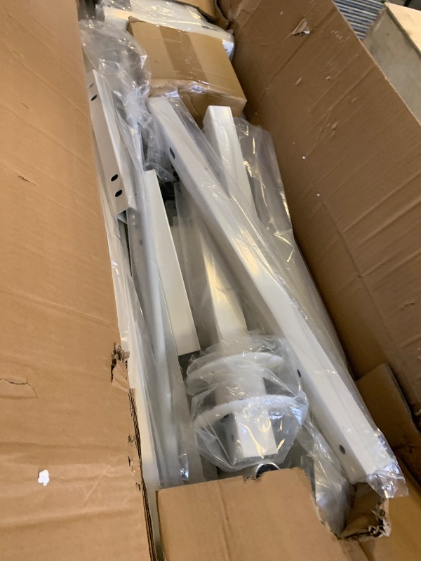 Photo 1 of Garage Ceiling Storage Racks, Garage with the 4x4ft Overhead Lift Storage Rack, Experience Effortless Organization with 350lb Capacity, Smooth Crank System, Space-Saving Ceiling Rack Design