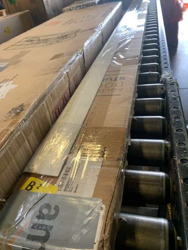 Photo 1 of Techni Home Studio Series 36" W PVC Foldable Accordion Doors, Walnut