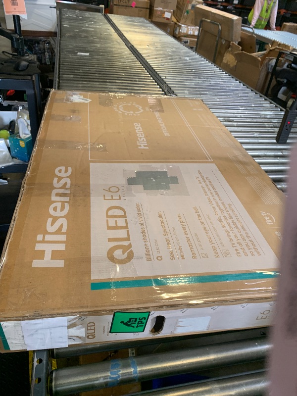 Photo 1 of Hisense 55" Class U6 Series Mini-LED 4K UHD Smart Fire TV (55U65QF, 2025 Model) - QLED, Native 144Hz, HDR10+, Dolby Vision IQ, Dolby Atmos, Game Mode Pro, ALLM, Alexa Built in, Black