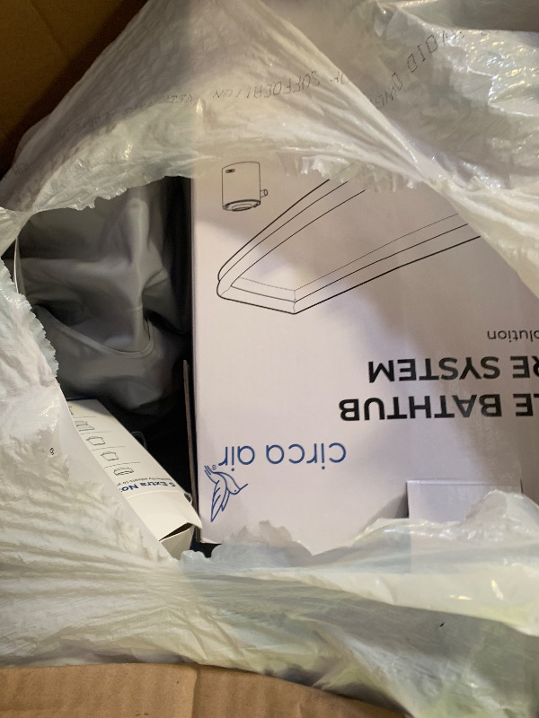 Photo 1 of Circa Air Portable Bath Tubs Adults - Inflatable Bathtub with Bedside Shower Bag & Electric Pump, Full Body Washing in Bed, Bed Bath Supplies, Portable Shower Bed, Blow Up Tub, Hair Shampoo Basin