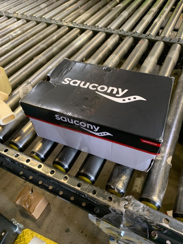 Photo 1 of Saucony Women's Ride 18 Sneaker, Black/White, 7.5 Wide