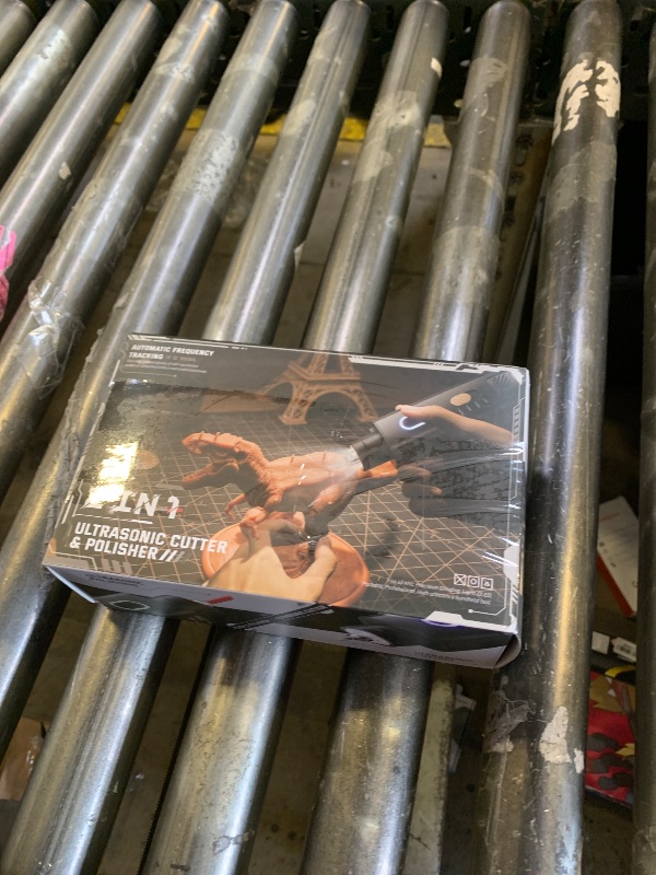 Photo 1 of Wired Ultrasonic Cutter, 40kHz Vibration & 3 Cutting Modes, Includes 50 Replacement Blades & Display Case, Multifunctional Sonic Knife For 3D Printing, Woodworking, Model Mods, Prototyping & DIY