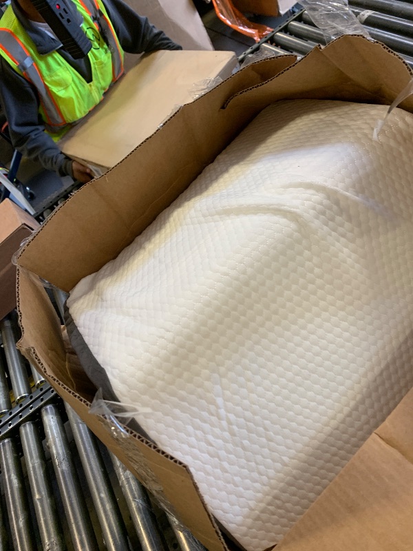 Photo 1 of Bambulex 4PCS Wedge Pillow Set for After Surgery, Orthopedic Bed Wedge Pillow for Back Pain Relief, Sitting Up in Bed, Acid Reflux, Adjustable Post Surgery Pillows for GERD, Snoring, White/Grey