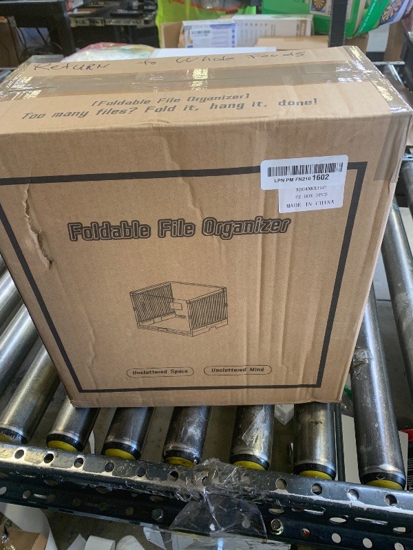 Photo 1 of UMAIL File Box,Hanging File Organizer,Portable Storage Bins with Lids,Letter-size File Holder File Cabinet for Office/Home/Decor No Folders(3Pack)