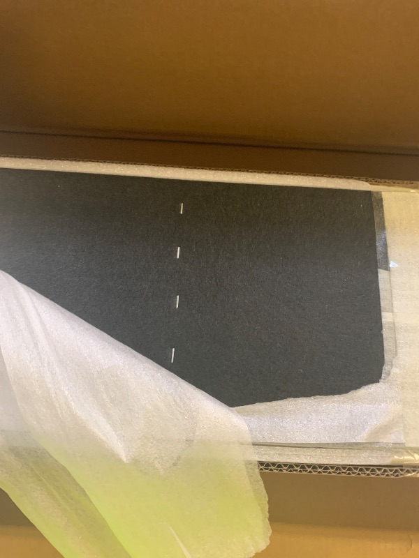 Photo 1 of SMARTSTANDARD 40in x 84in Sliding Barn Door with 7ft Barn Door Hardware Kit Included, Unfinished Solid Spruce Wood Door, Assembly Required, DIY, Stainable, Natural