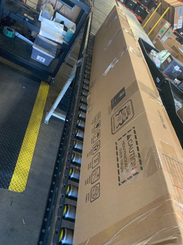 Photo 1 of ROYMELO 36x84 Inch Glass Sliding Barn Door Slab and 6.6ft Hardware Kit Included, 5 Frosted Glass, LVL Wood Panel Covered with White Water-Proof Scratch-Proof PVC Surface, Simple DIY Assembly