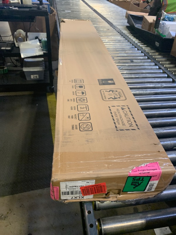 Photo 1 of ROYMELO 36x84 Inch Glass Sliding Barn Door Slab and 6.6ft Hardware Kit Included, 5 Frosted Glass, LVL Wood Panel Covered with White Water-Proof Scratch-Proof PVC Surface, Simple DIY Assembly