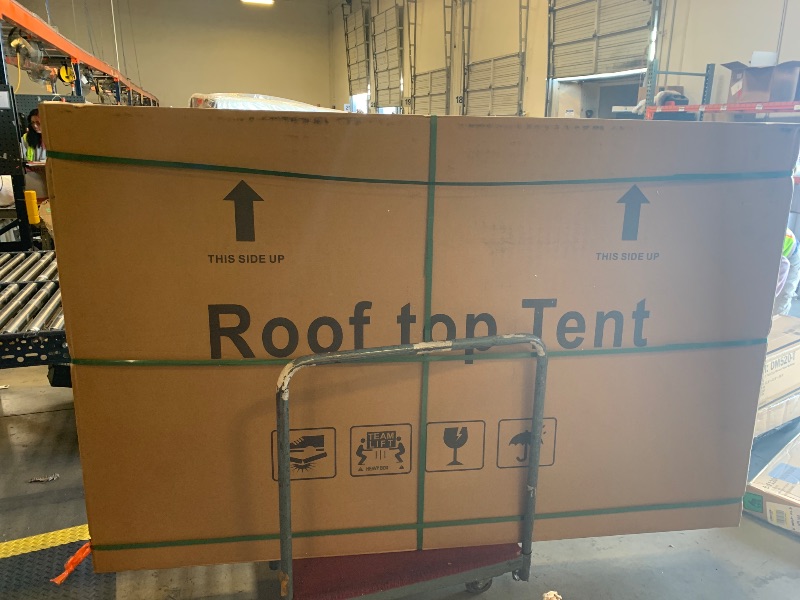 Photo 1 of (FACTORY SEALED)Arctwonder Rooftop Tent Hard Shell with Winter Thermal Layer,Solar Panel Roof top Tent Hardshell Suitable for Jeep SUV Truck Van,Camping Car 2 Person