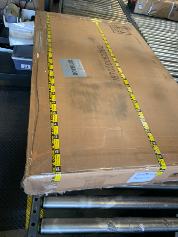 Photo 1 of Einhomn 7-Piece Dining Table Set, 63" Extendable Kitchen Room Table with 6 Stools, Mid Century Modern Dinner Table with Metal Frame & MDF Board, Space-Saving, Easy Assembly, Walnut