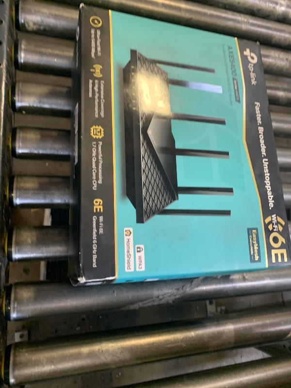 Photo 1 of TP-Link AXE5400 Tri-Band WiFi 6E Router (Archer AXE75), 2025 PCMag Editors' Choice, Gigabit Internet for Gaming & Streaming, New 6GHz Band, 160MHz, OneMesh, Quad-Core CPU, VPN & WPA3 Security