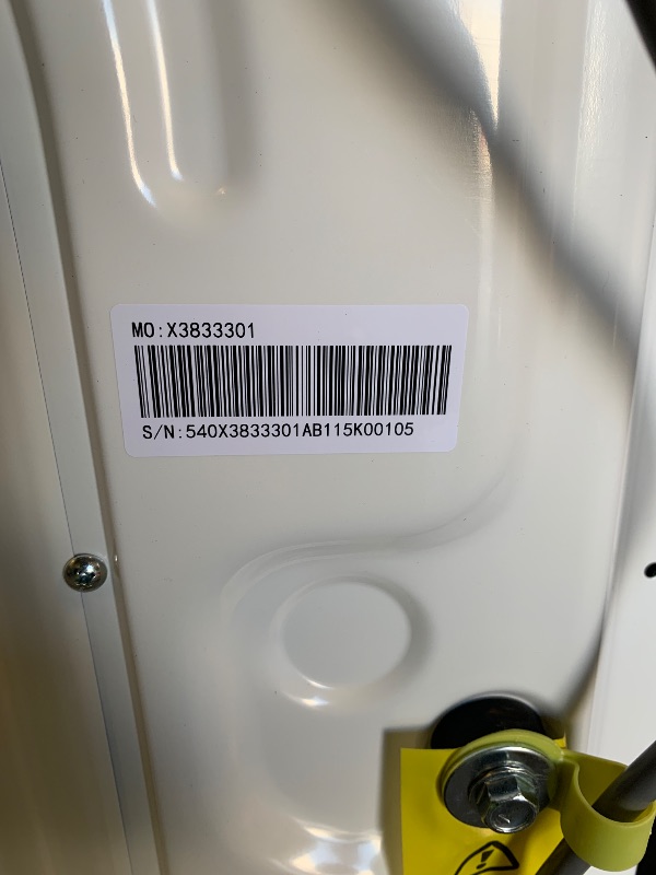 Photo 1 of HAMILTON BEACH Washer and Dryer Combo 2.7 cu ft - White