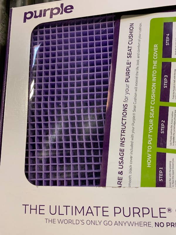 Photo 1 of Purple Ultimate Seat Cushion | Pressure Reducing Grid Designed for Ultimate Comfort | Designed for Gaming | Made in The USA