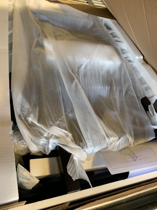 Photo 1 of FDW | 5-Piece Solid Wood Dining Table Set for 4 | Brown | Space-Saving Design | Smooth Easy-to-Clean Surface | Pine Kitchen Table with Upholstered Chairs | for Dining Room, Apartment, Restaurant