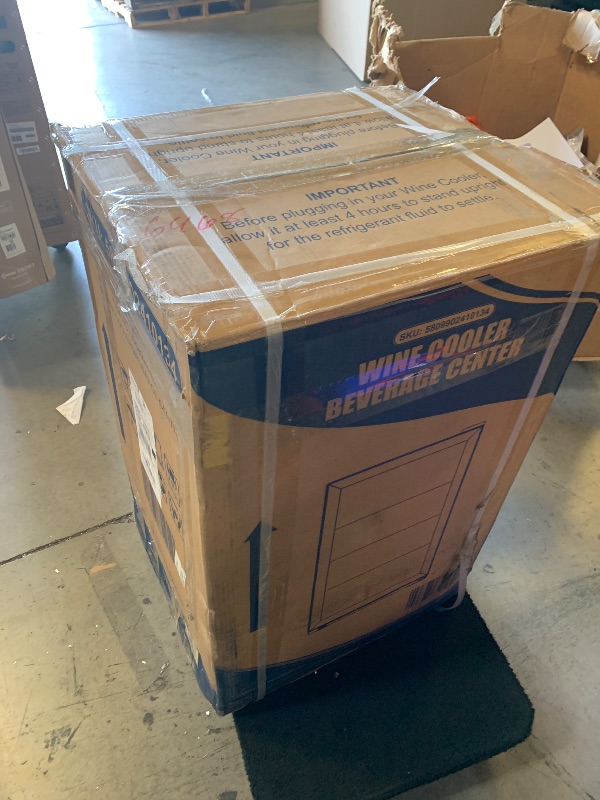 Photo 1 of Electactic Mini Fridge 130 Can Beverage Refrigerator Cooler, 3.2 Cu.Ft Drink Fridge for Soda Wine Beer, Adjustable Temperature Control for Home Office, Black