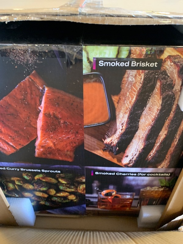 Photo 1 of GE Profile™ Smart Indoor Pellet Smoker, with Active Smoke Filtration, 5 Smoke Control Settings, WiFi Connected, Electric, Countertop BBQ Appliance, Black