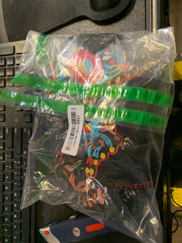 Photo 1 of Melliflo Women Embroidered Cold Shoulder Tops Casual Peasant Blouses Summer Short Sleeve Mexican Shirts(Small,Black Floral)