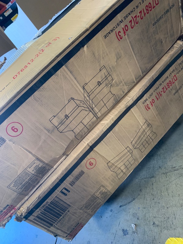 Photo 1 of SECTIONAL COUCH *MISSING BOX 3/3!!*