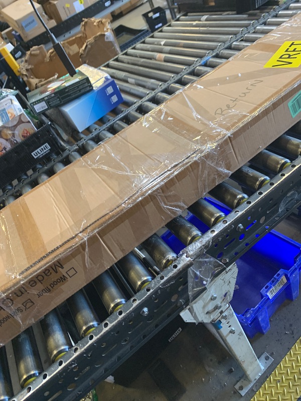 Photo 1 of TuckTect Floating TV Unit, 95'' Wall Mounted TV Cabinet, Floating Shelves with Door, Modern Entertainment Media Console Center Large Storage TV Bench for Living Room & Office (94.49IN)