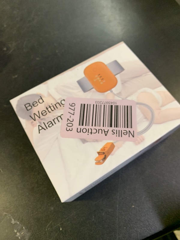 Photo 1 of TENQIU Bed Wetting Alarm for Kids, USB Rechargeable, Pee Alarms with Loud Sound & Strong Vibration, Potty Training for Children, Orange