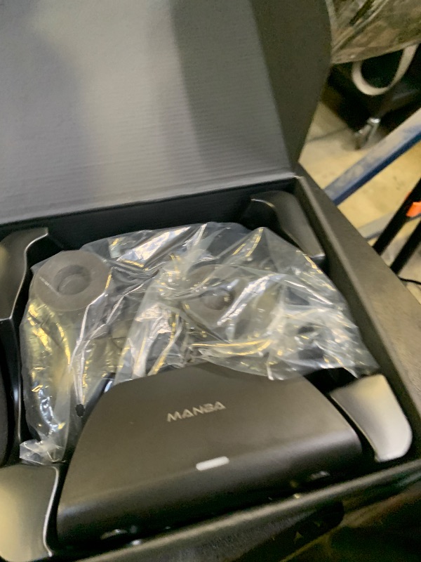 Photo 1 of ManbaOne Interactive Screen Wireless Gaming Controller for PC/Switch/Switch 2/iOS/Android,Hall Effect Stick & Trigger,RGB Lighting,Remappable Buttons,1800mAh with Charging Dock (Black)