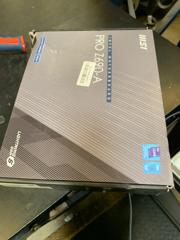 Photo 1 of MSI PRO Z690-A ProSeries Motherboard (ATX, 12th Gen Intel Core, LGA 1700 Socket, DDR5, USB 3.2 Gen 2, PCIe 5, 2.5G LAN, M.2 Slots)